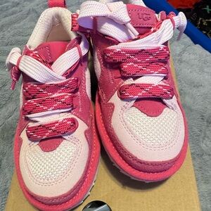 UGG Kids' Lo Lowmel Sneakers Pink horizon colorway.